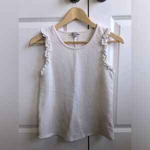 White Cotton Tank top